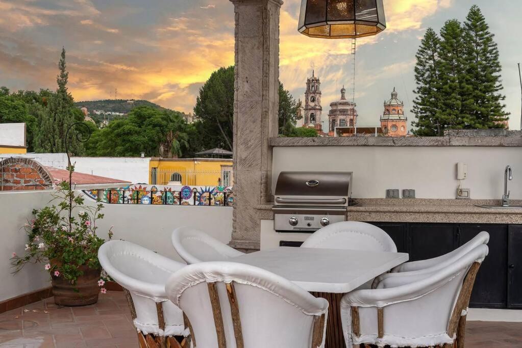 Elegant 3Br Home With Rooftop & Grill In Centro San Miguel San Miguel de Allende Ngoại thất bức ảnh
